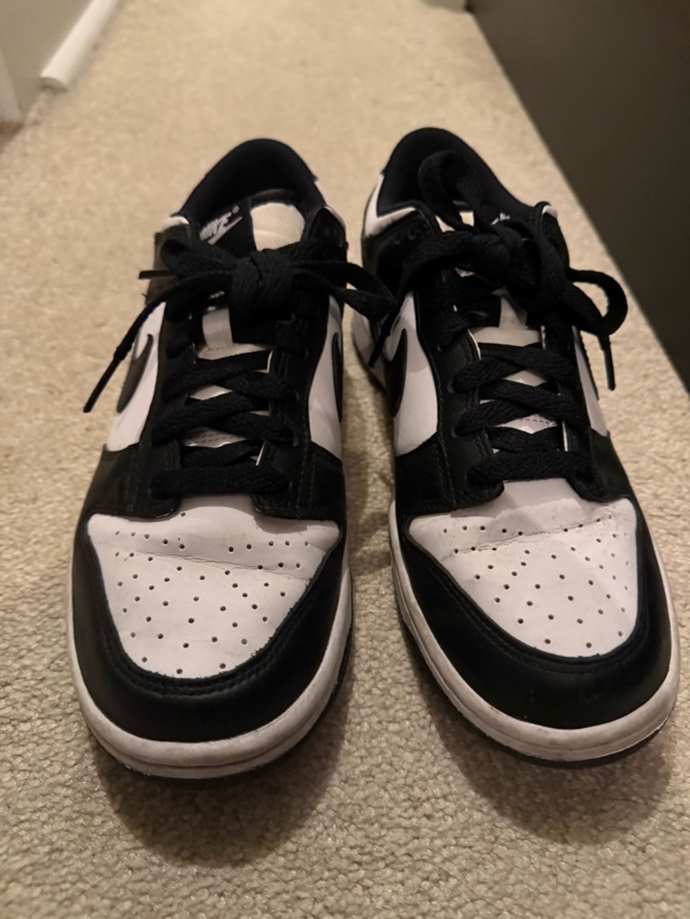 Nike Women’s Panda Dunks Black and White Low-Top Sneakers